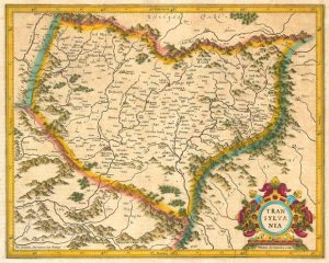 Mapa antiguo de Transilvania